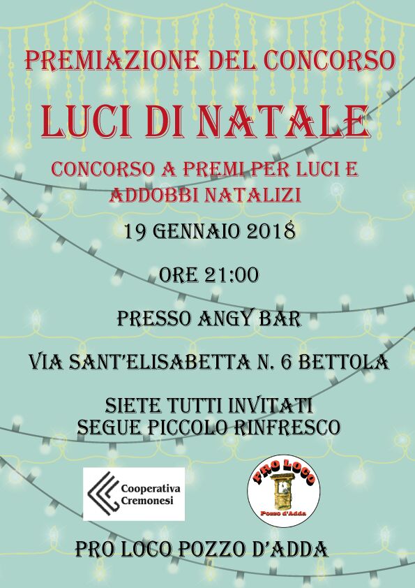 premiazione aggiornata