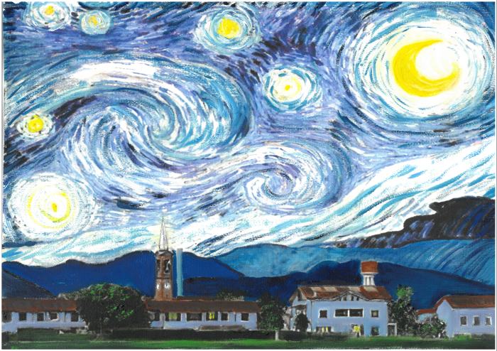 Dell'Acqua- Notte stellata su Pozzo d'Adda.jpg